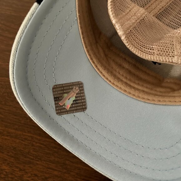 Goorin Bros Animal Farm Snapback Trucker Hat Cap Blue The Cash Cow Patch - Picture 6 of 9